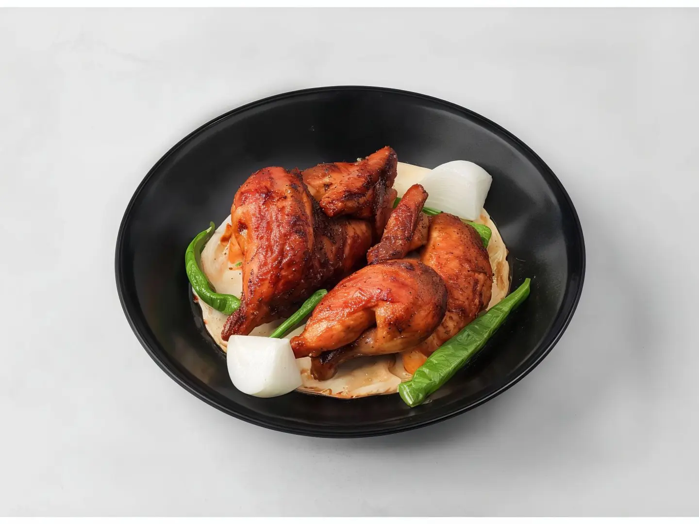 Quarter Grilled Chicken Plain, Plus A Free Quarter Plain