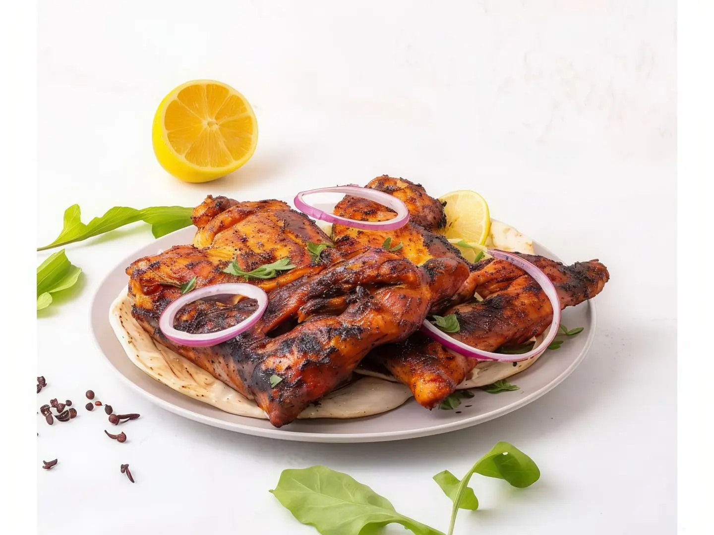 One Charcoal Grilled Chicken, Plain, Plus One Free Plain