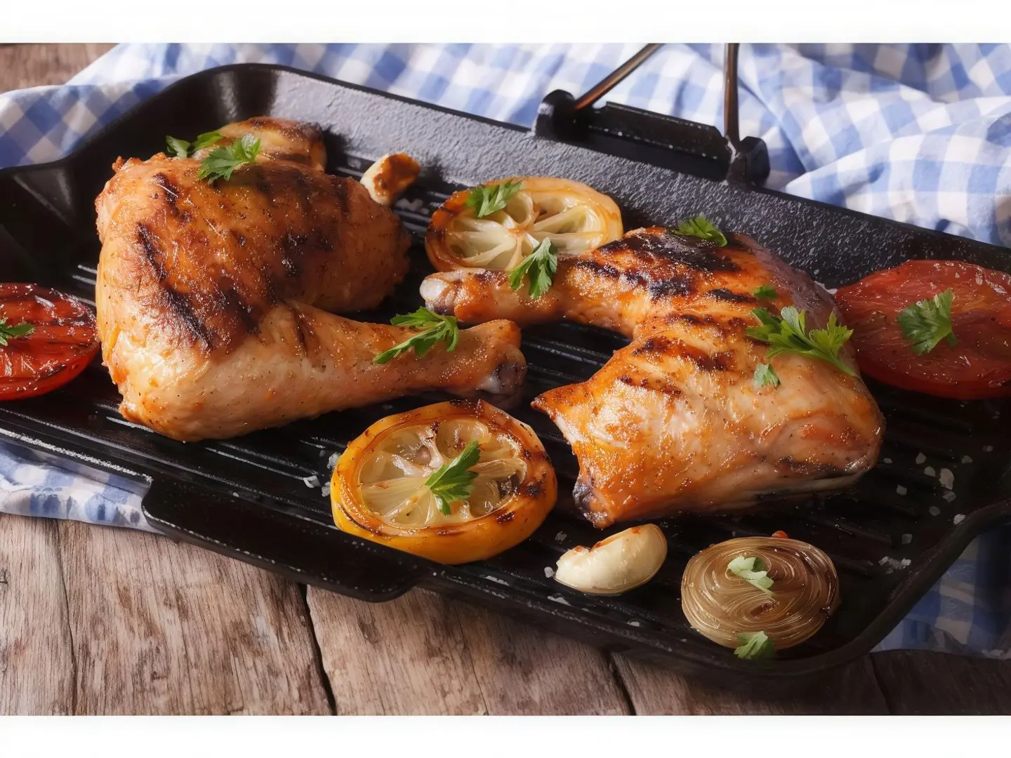 Quarter Charcoal Chicken Plain Plus Free Quarter Plain