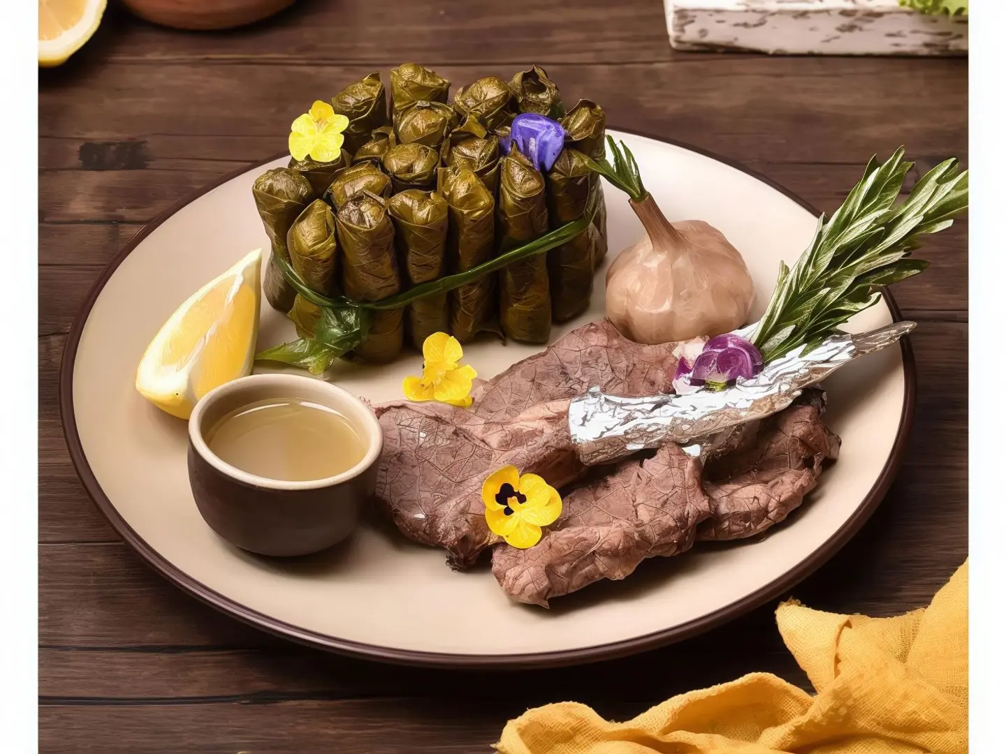 ورق عنب بالشرحات