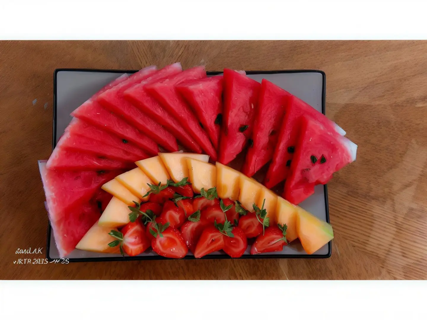 صحن بطيخ مكس