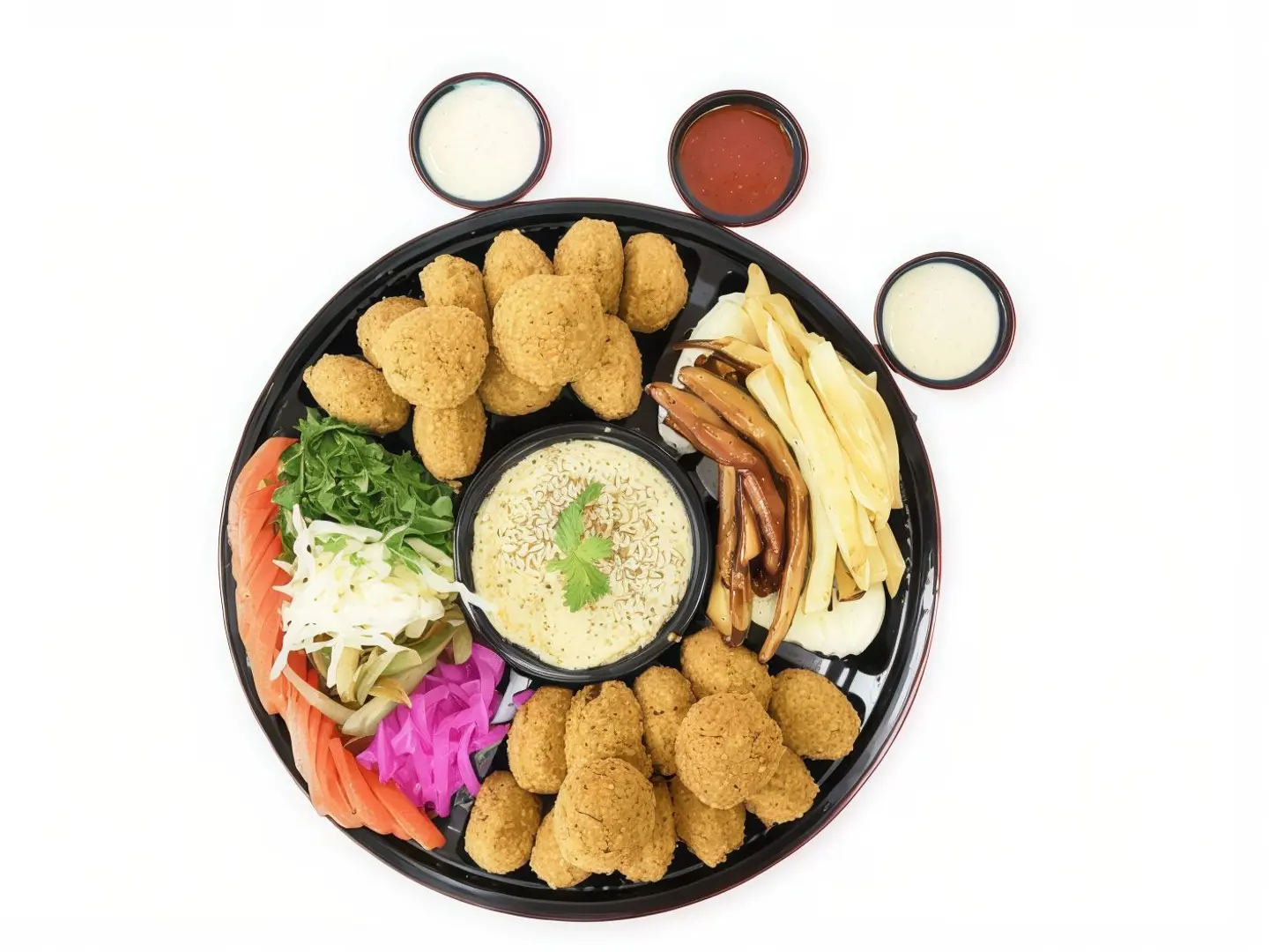 صحن فلافل كبير