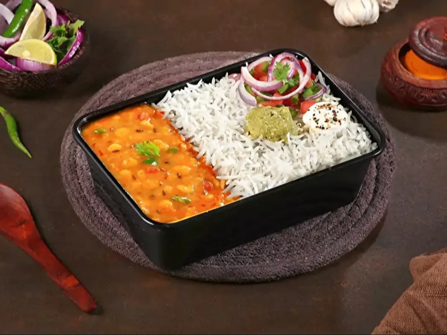 Dal Makhni With Rice