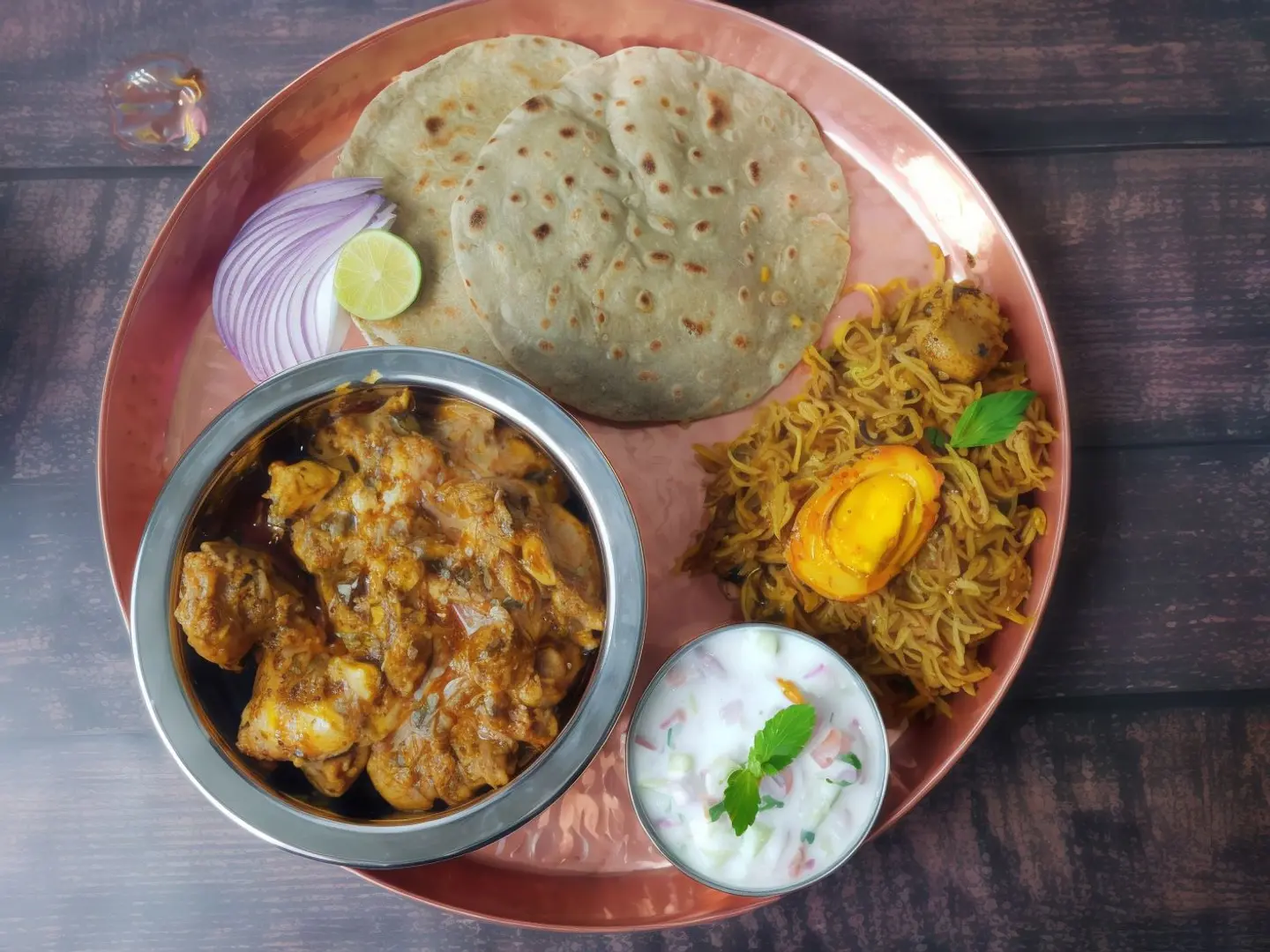 Chicken Thali