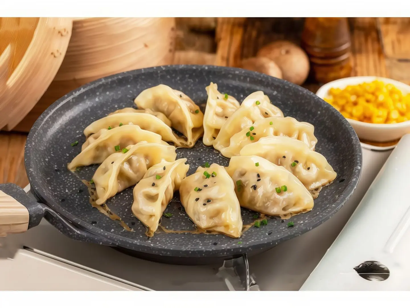 Freid Dumplings Chicken