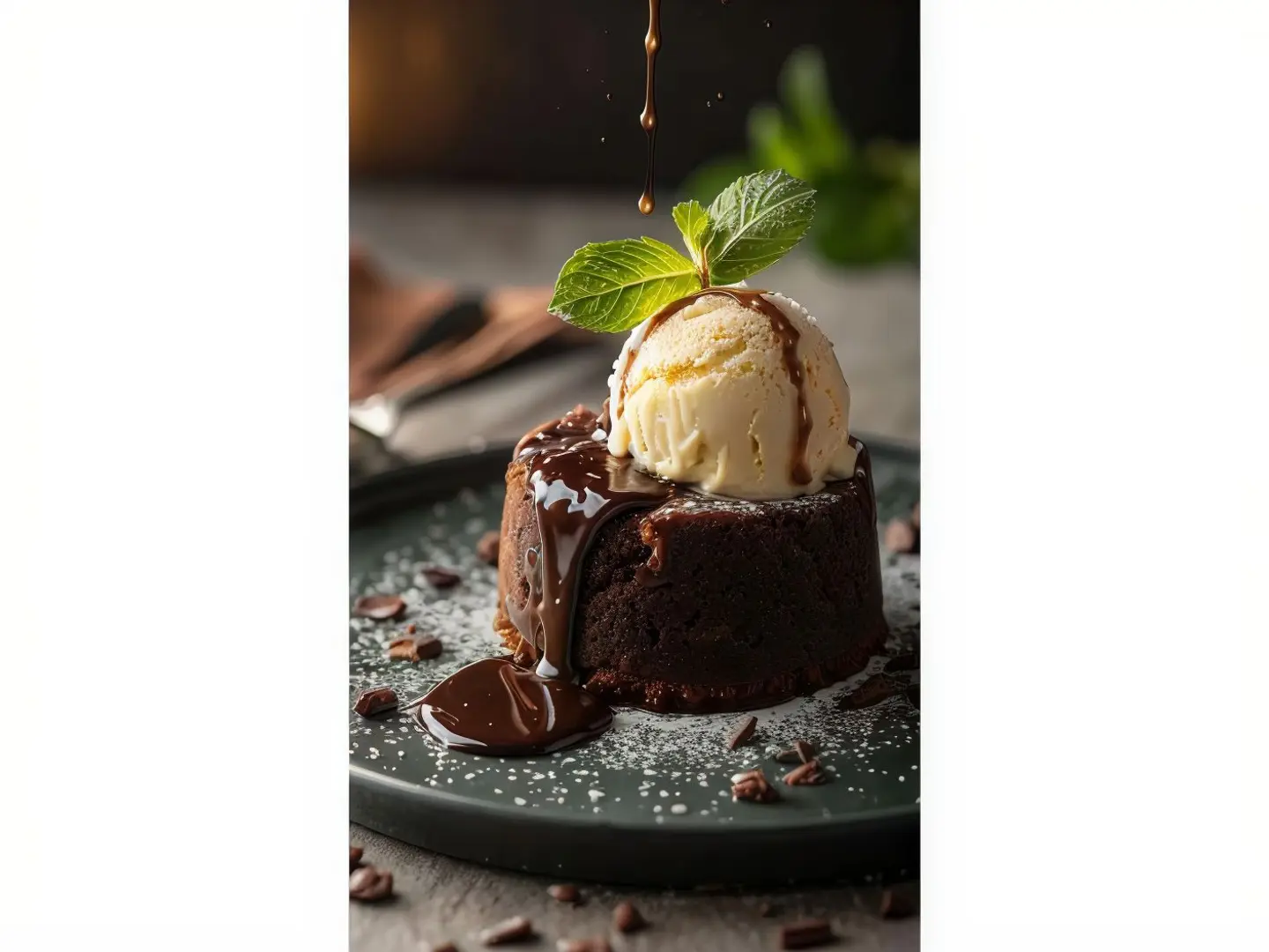 براونيز مع ايس كريم