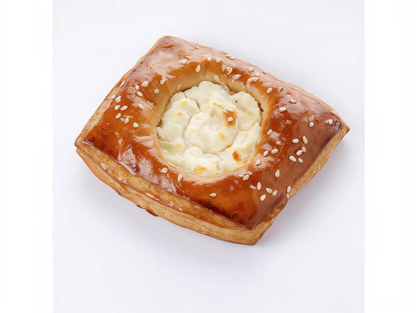 Cheese And Honey Danish