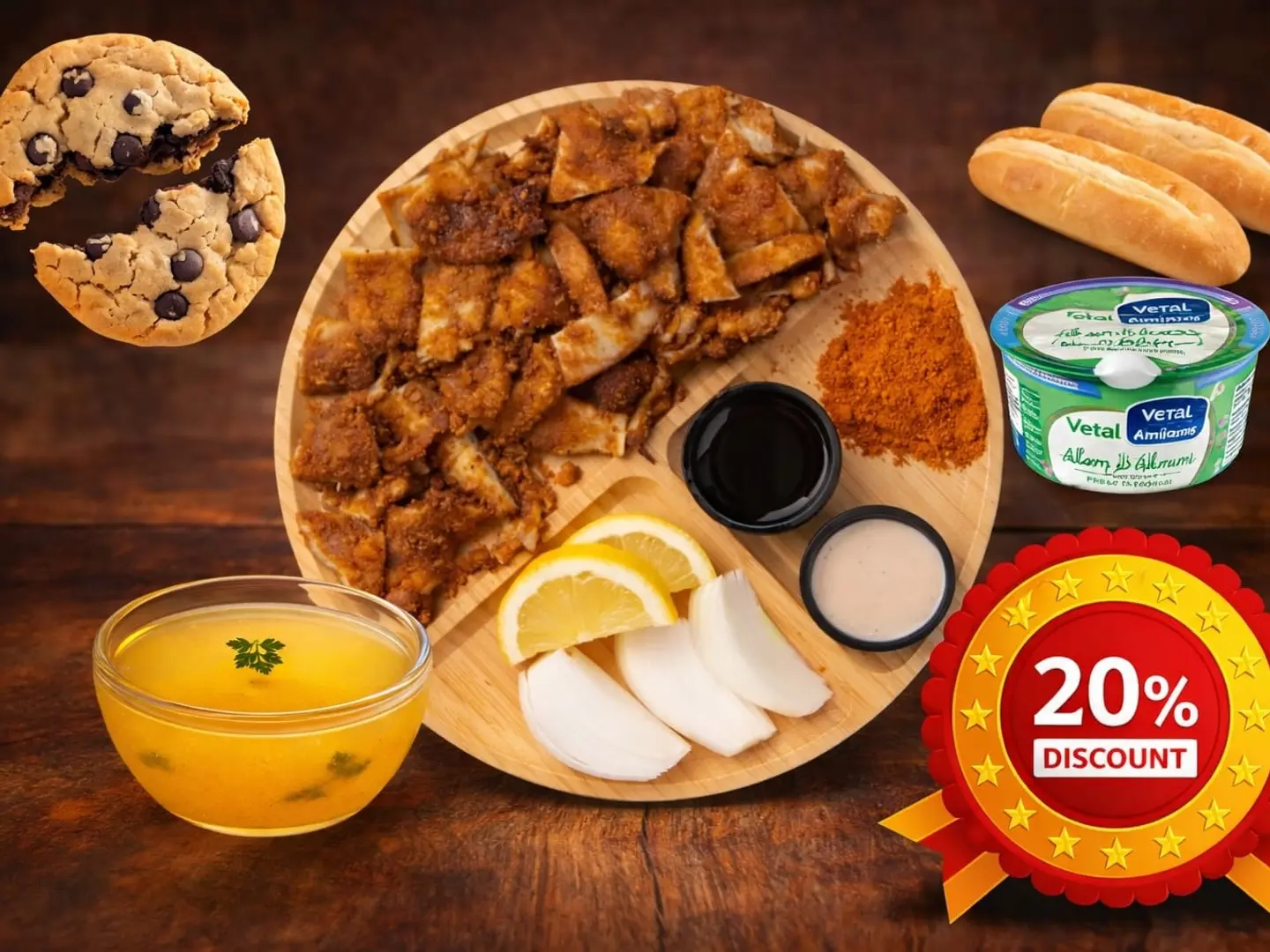 وجبة إفطار دجاج
