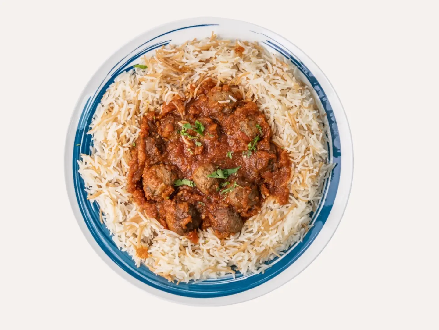 Beef Kofta With Vermicelli Rice