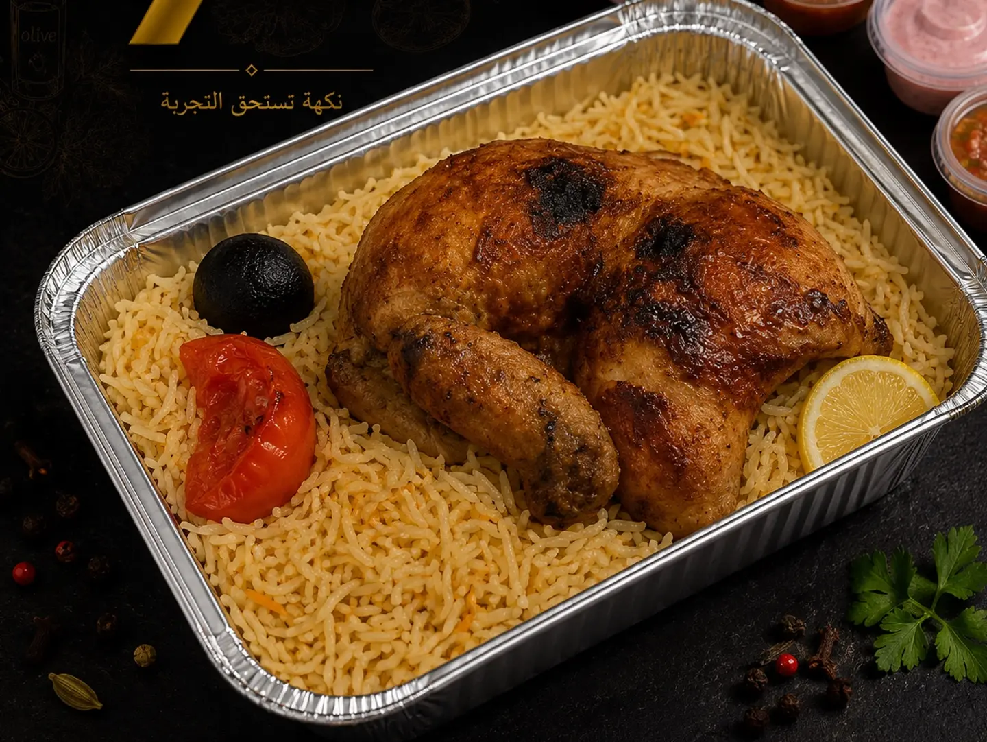 كبسة الدجاج المدخن، حبة دجاج كاملة