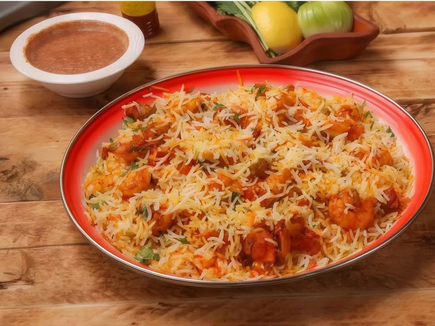 Shrimp Biryani Meal