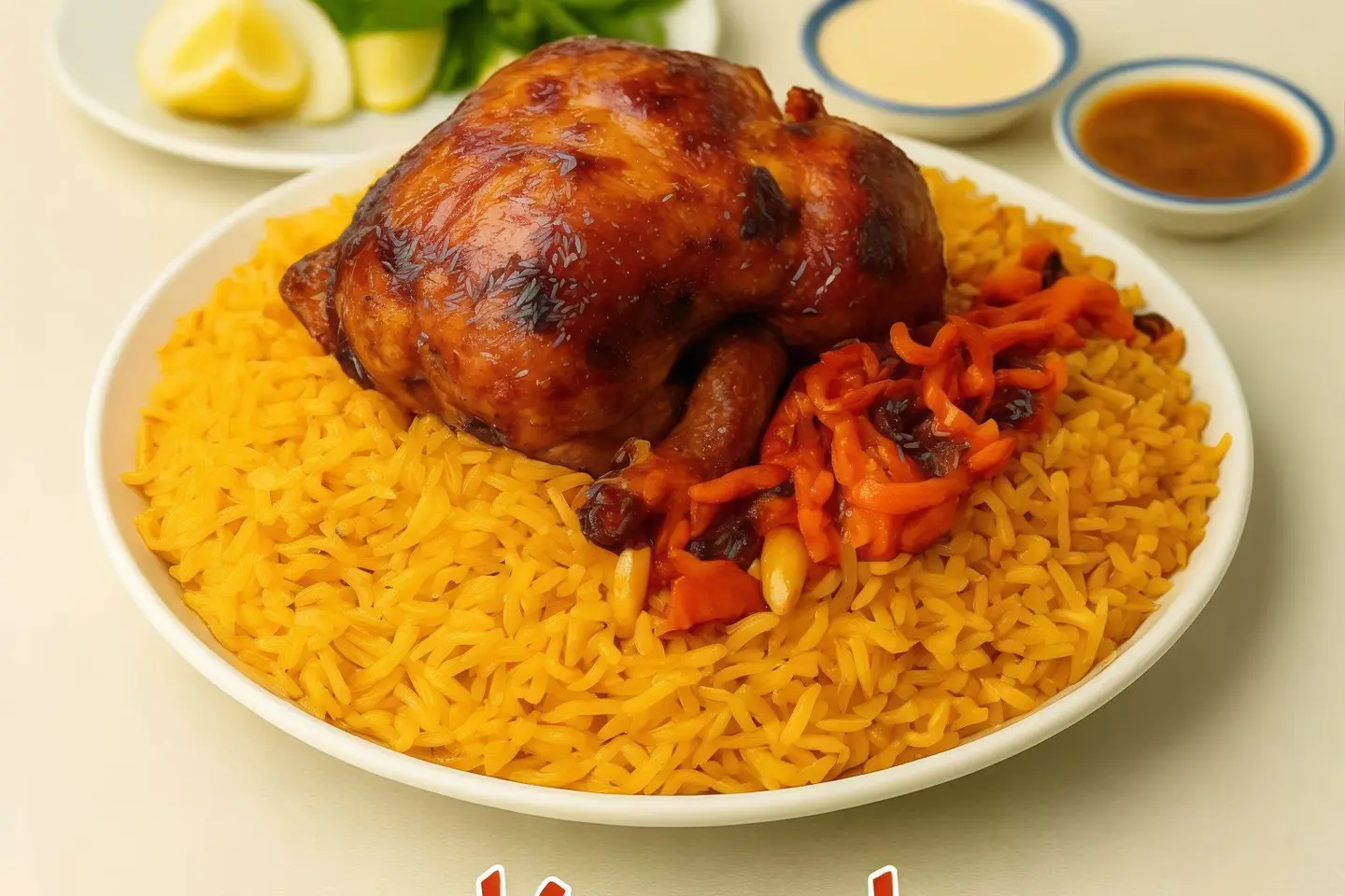 Chicken Shawaya Quarter With Rice
