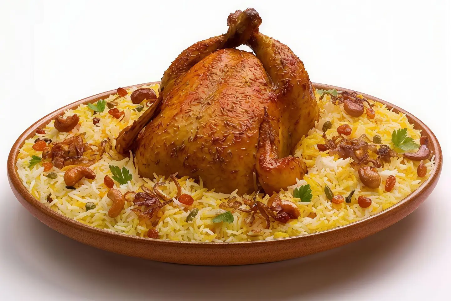 Chicken Biryani With Grill