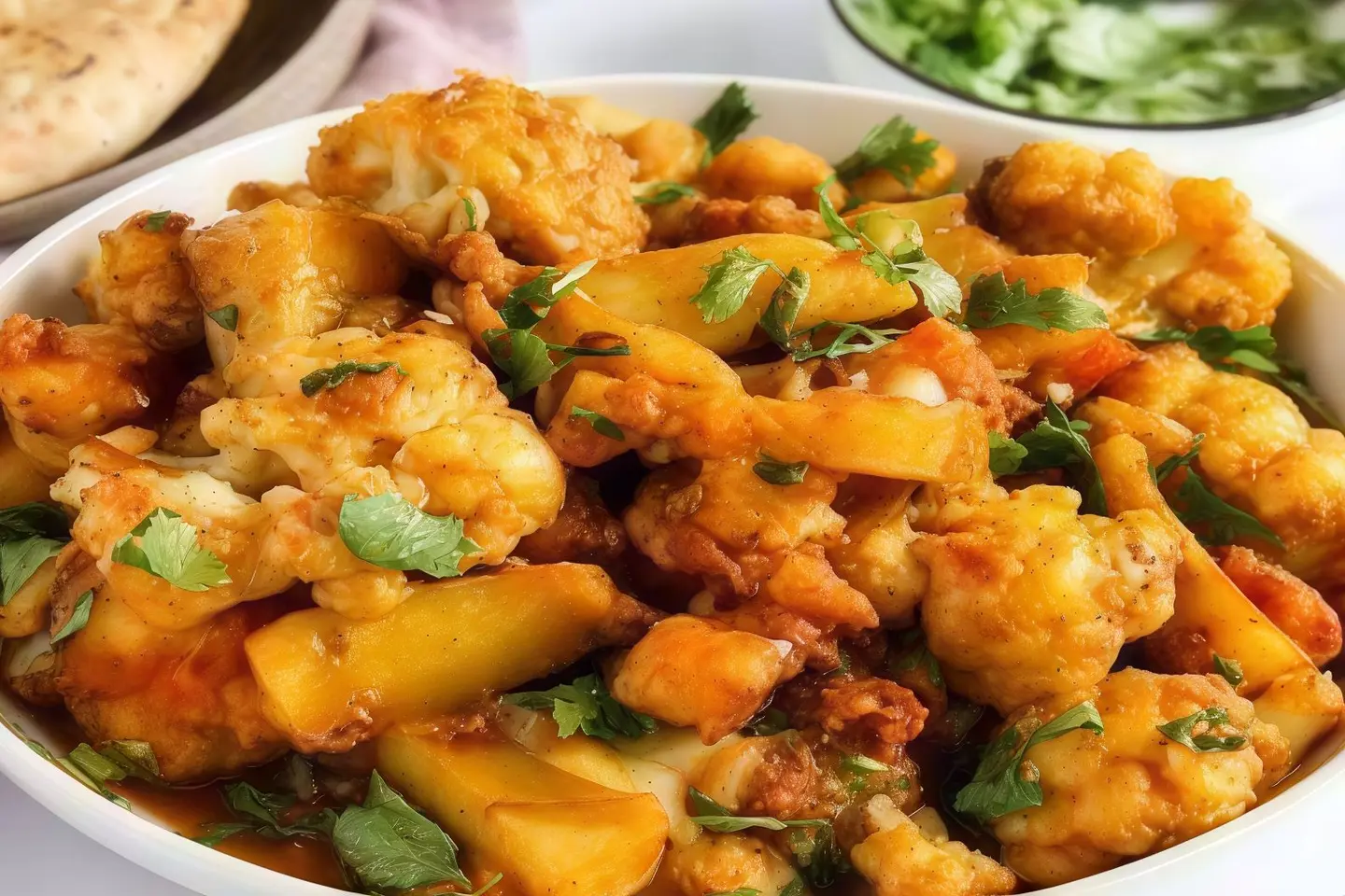 Potatoes With Cauliflower