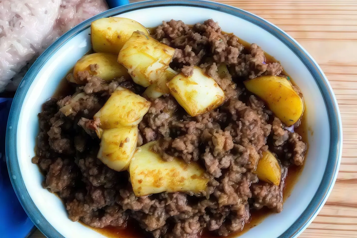 Potato With Mince Meat