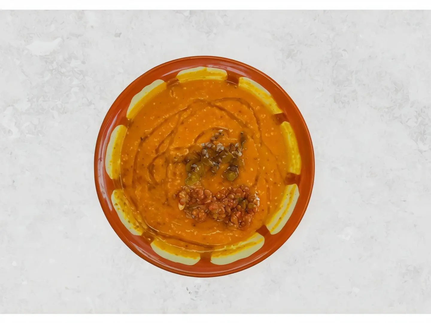 عدس طاوة بالسمن