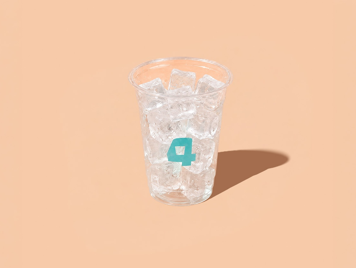كوب من الثلج