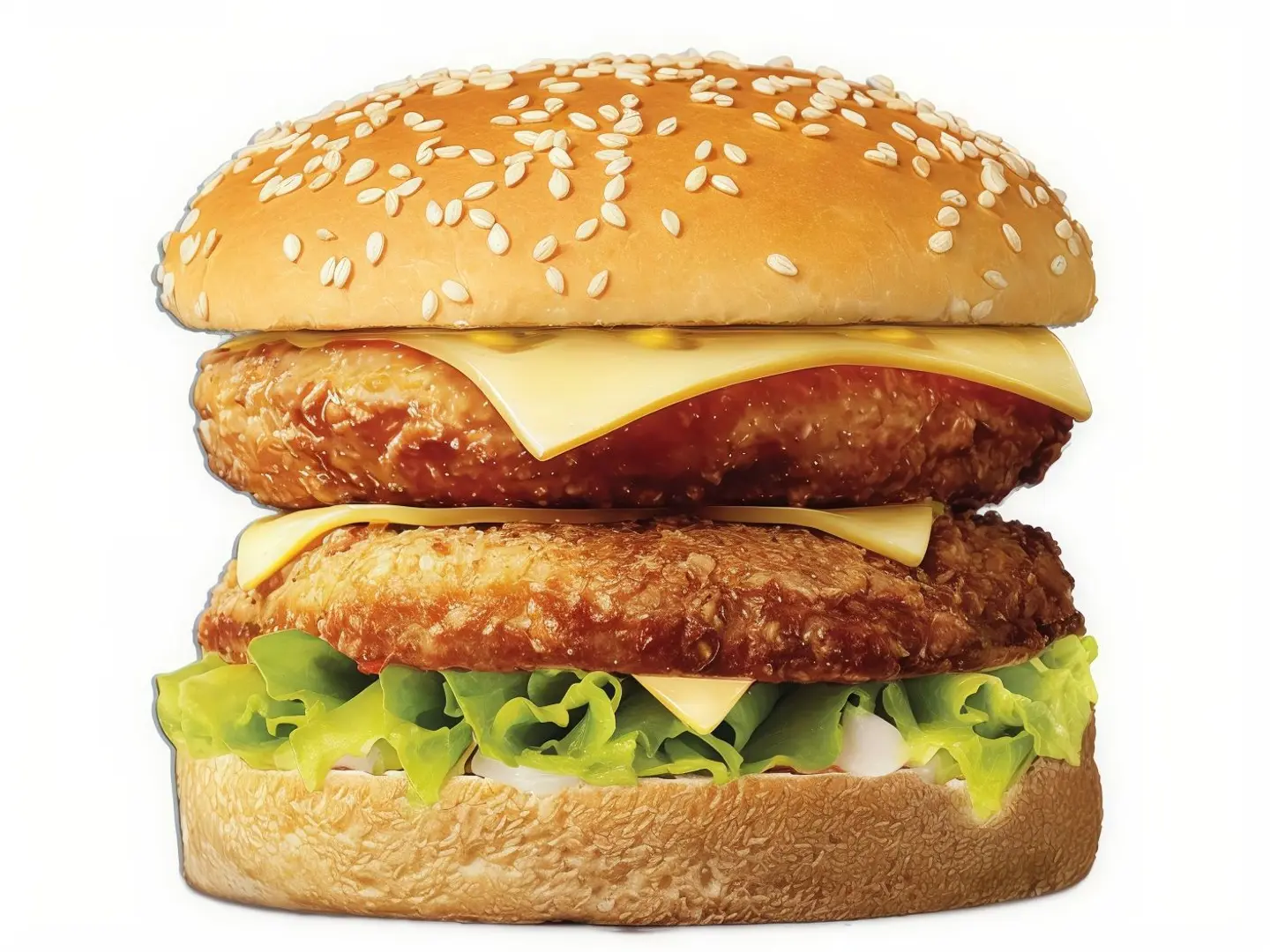 Double Chicken Burger