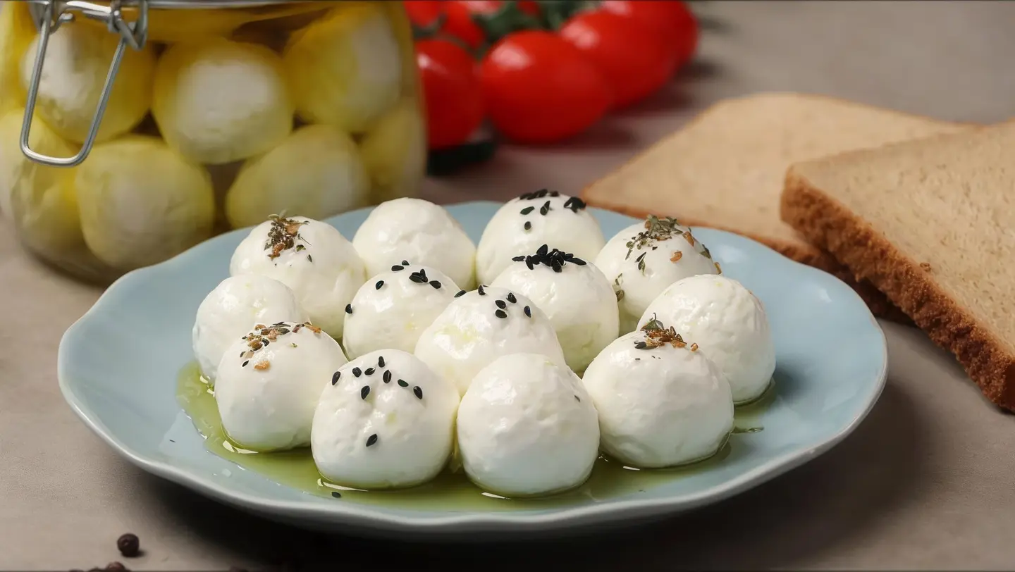 لبنة بزيت الزيتون