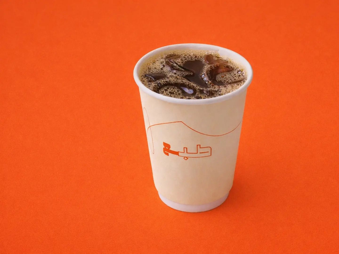 قهوة اليوم بارد كبير