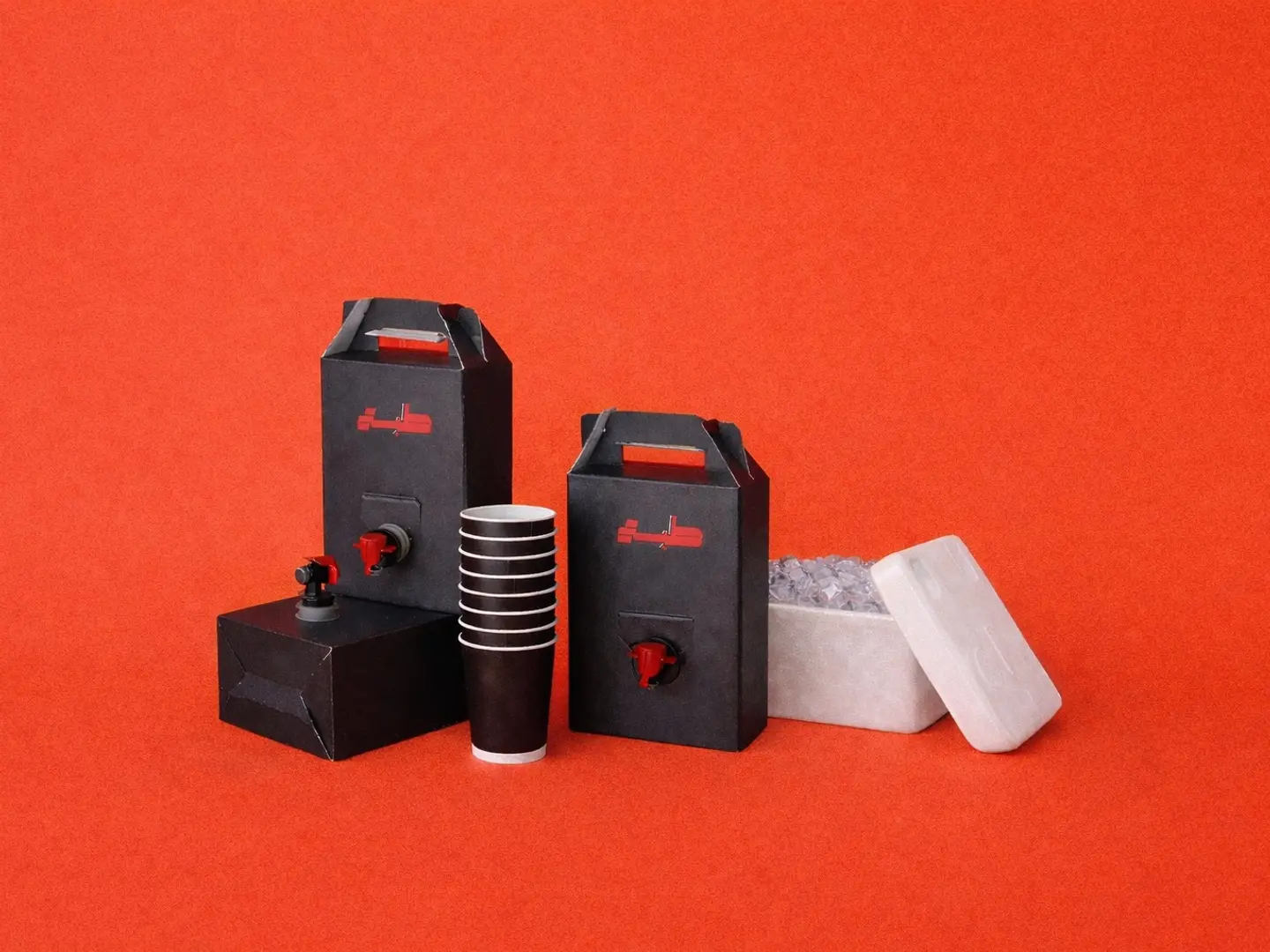 قهوه طبع (بارد) للجمعات لتر مع ثلج