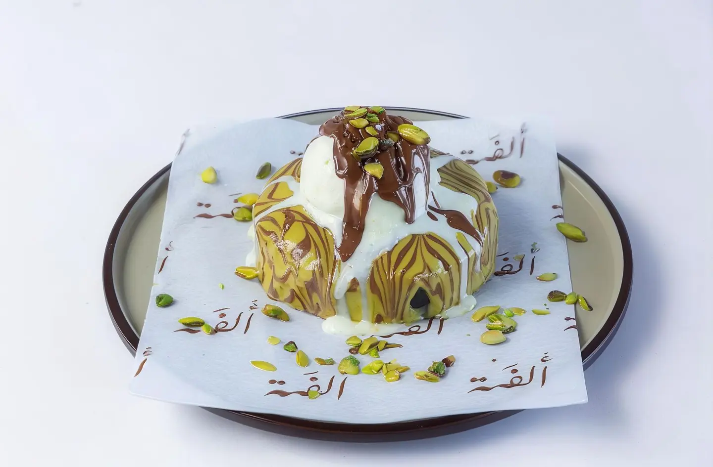 Kunafa Pistachio Brownie