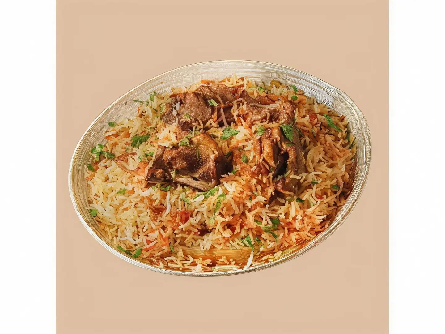 Meat Biryani For One Person