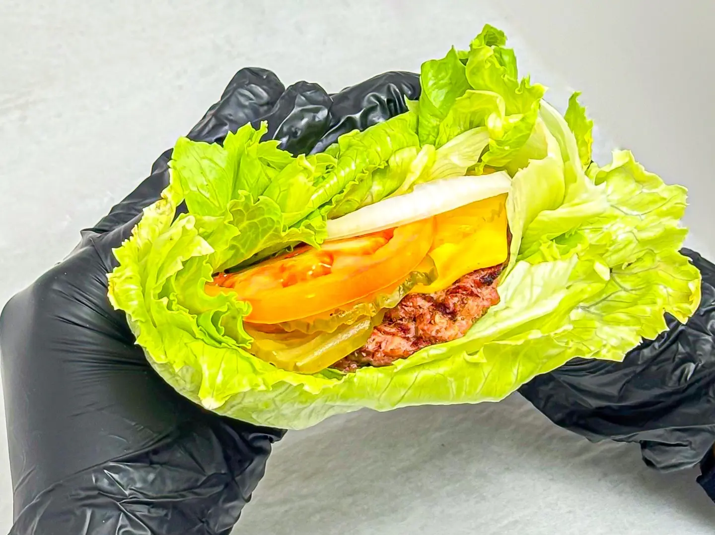 Beef Burger With Lettuce