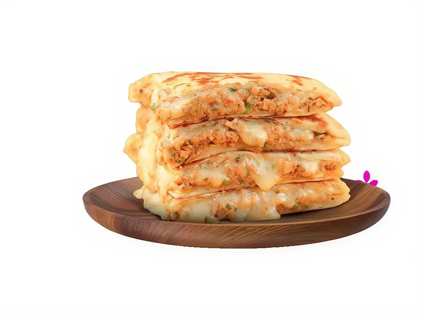 Plain Paratha Chana And Suji