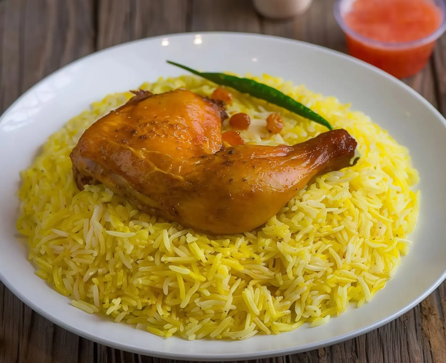 ربع حبه دجاج شوايه مع الرز