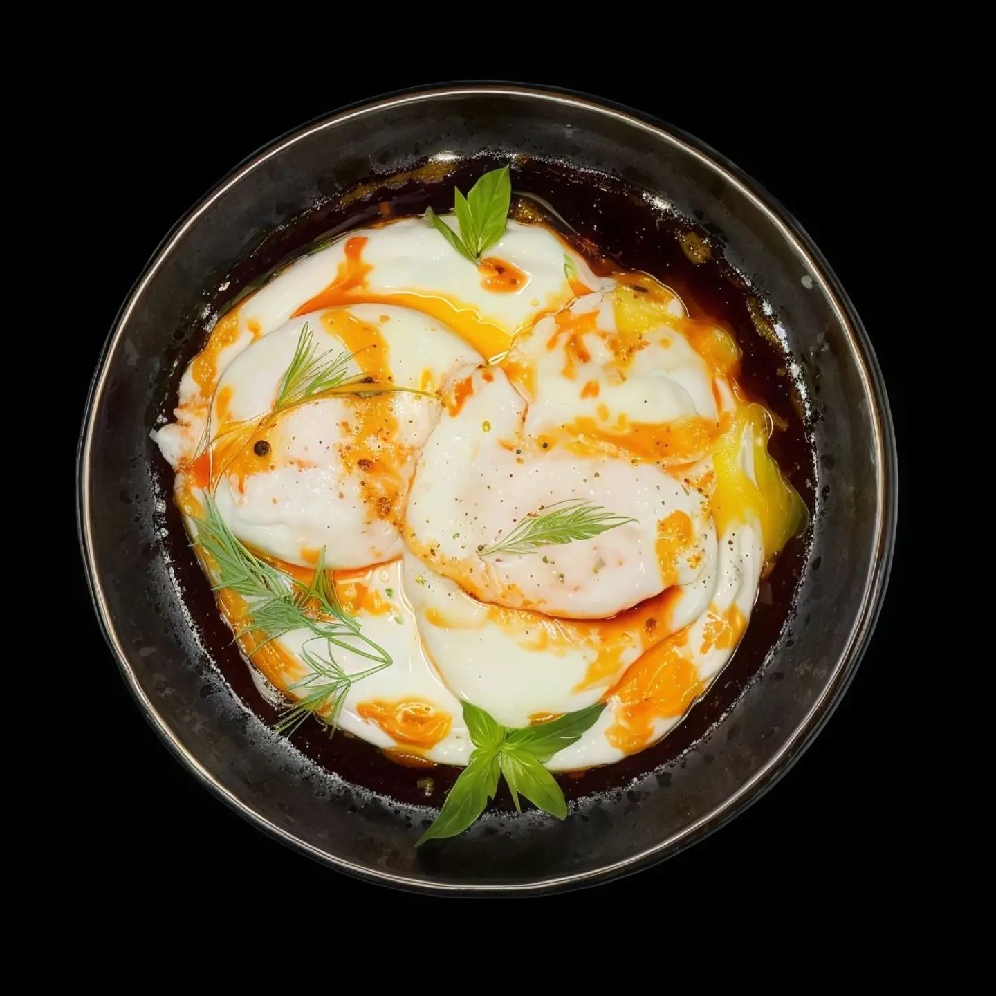 Labneh With Fried Eggs