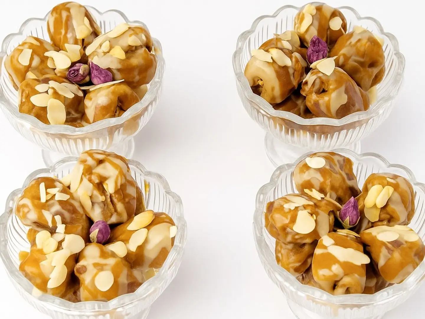 تمر سكري محشي ميني اربع حبات