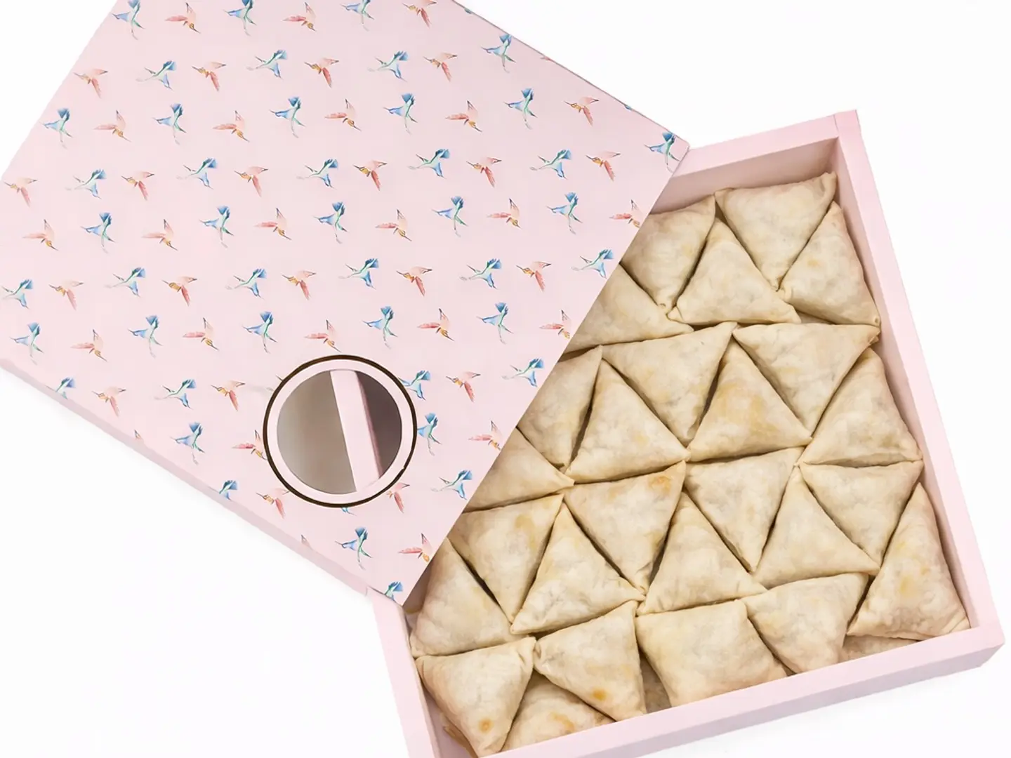 سمبوسة لحم مقرمشة بحشوة غنية