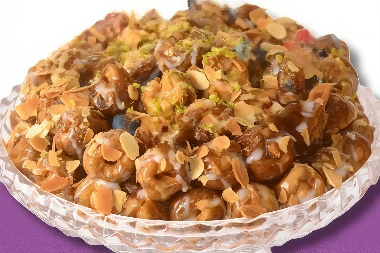 Tray Of Stuffed Sukari Dates