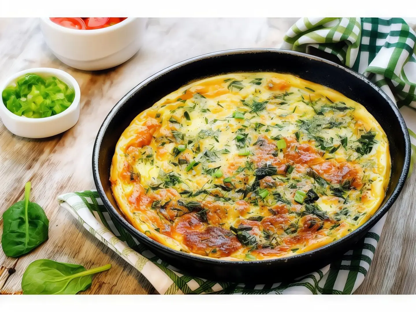 Fried Eggs With Cream Cheese