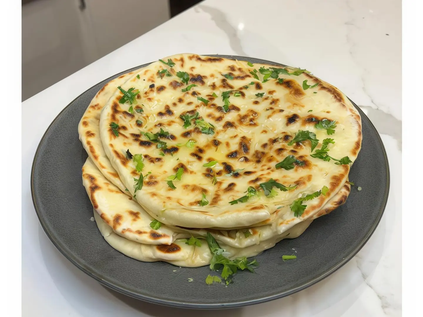 Chicken Cheese Naan