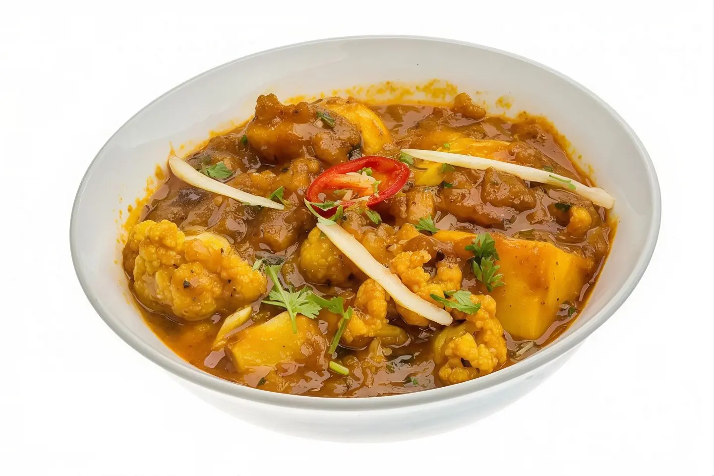 زهرة مع بطاطس