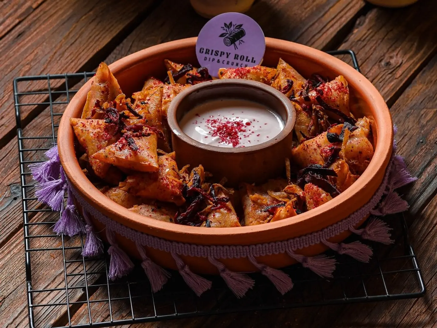 Mini Musakhan Samosa - 10 Pieces