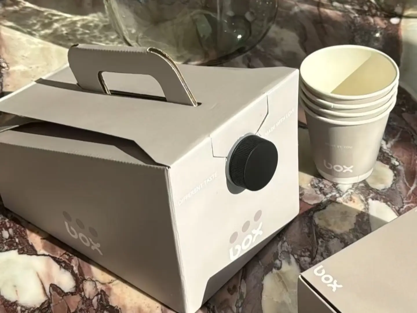 بوكس قهوه 5 اكواب حار في 60