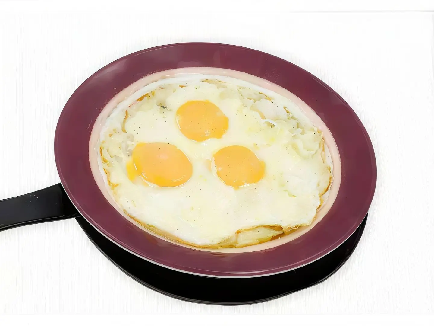Oven Baked Sunny Side Up Eggs