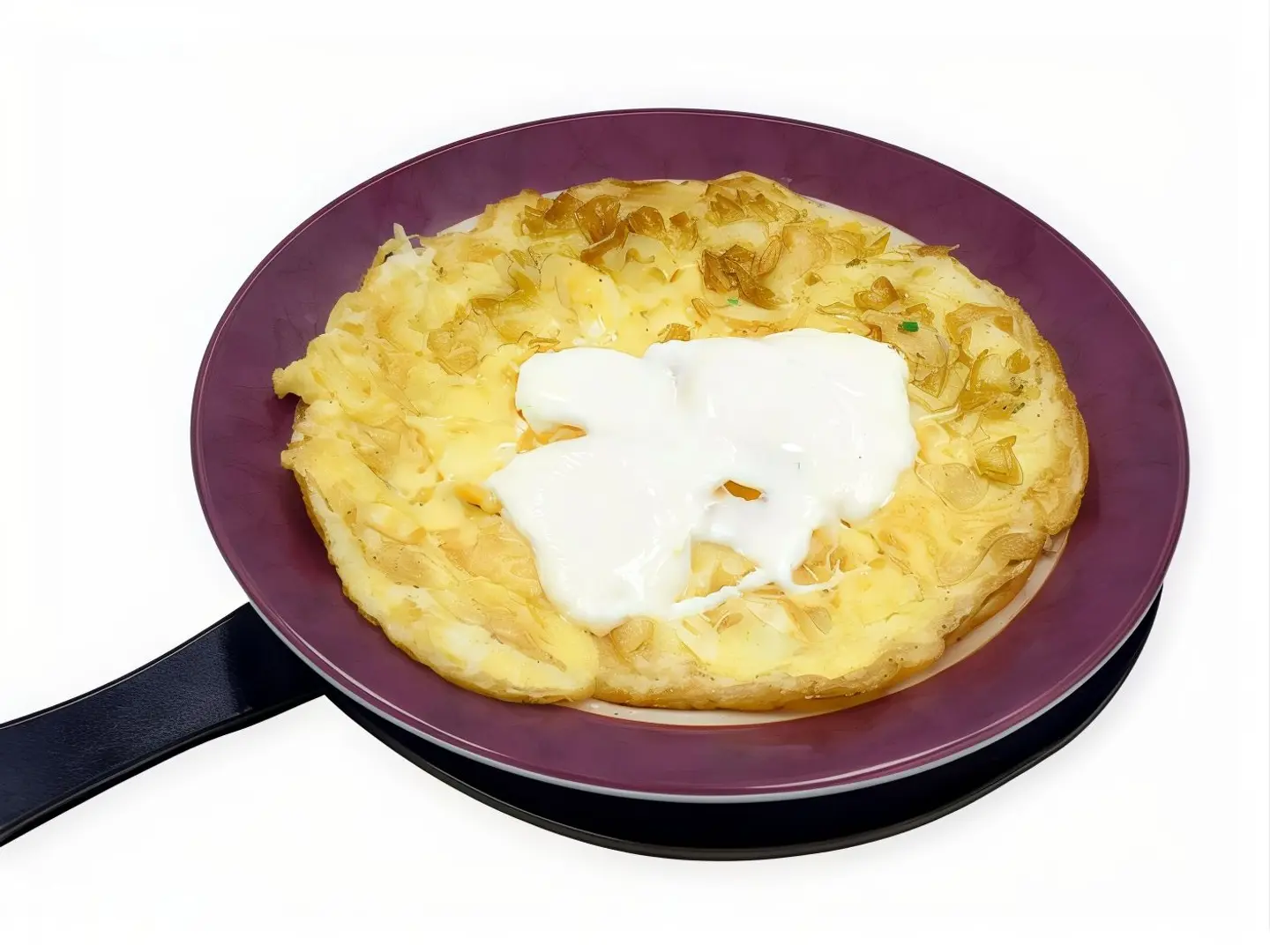 Fried Eggs With Cheese
