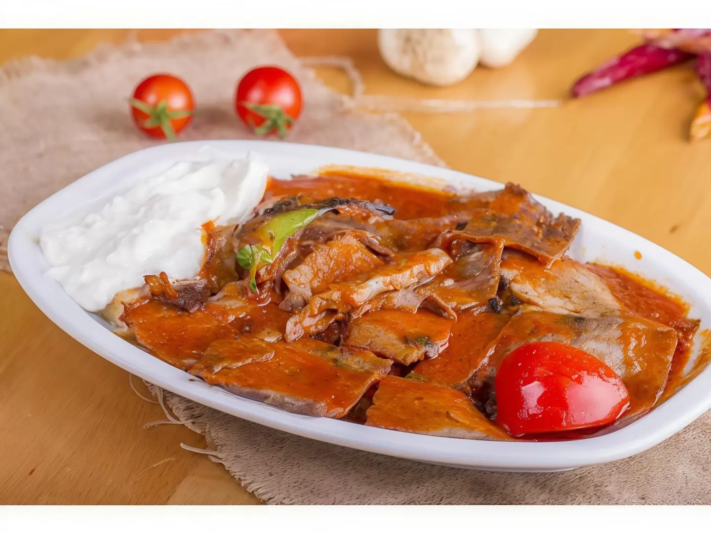 Iskender Meat Kebab