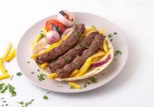 نفر کباب لحم مع الرز