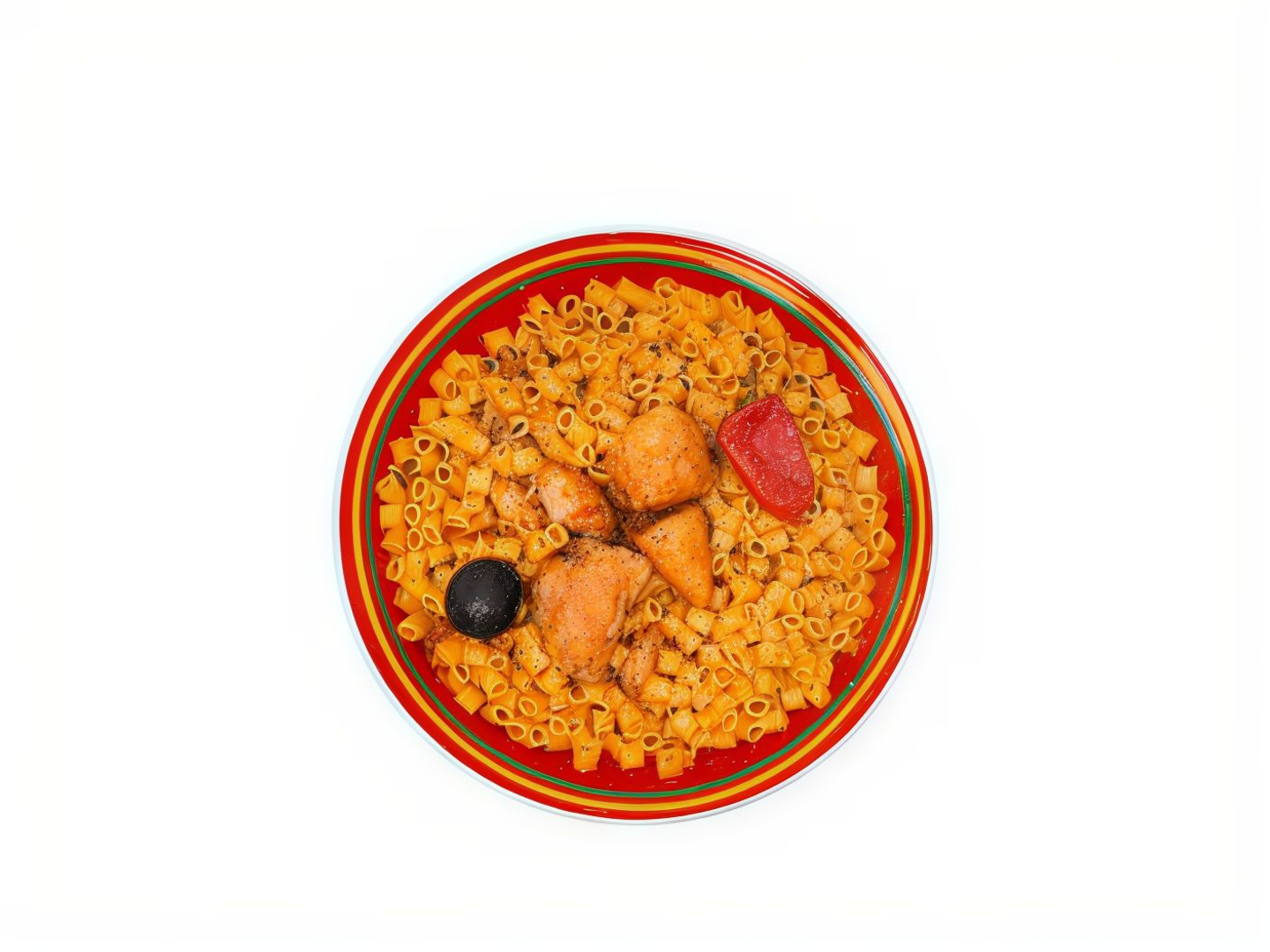 مكرونة دجاج