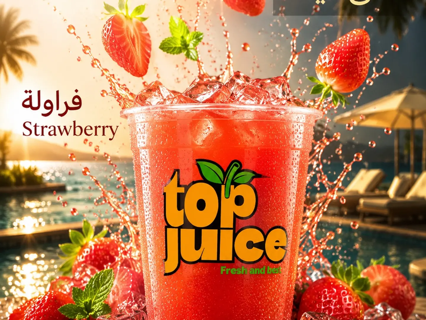 فراولة - وسط