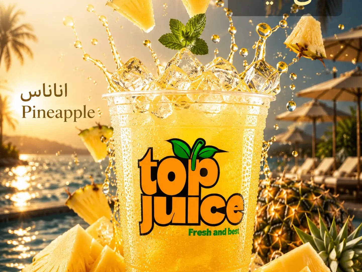 أناناس - وسط