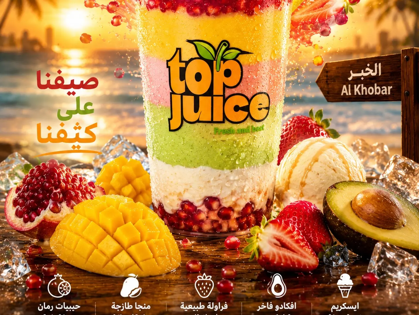 توب جوس - وسط