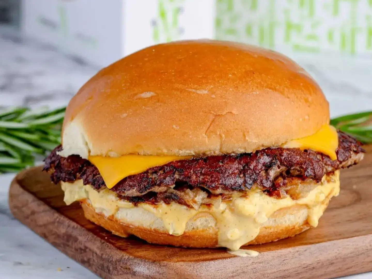 Fresh Beef Smash Burger Meal