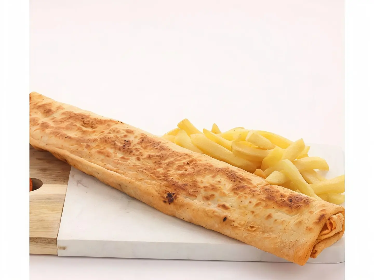 شاورما صاروخ خبز احمر