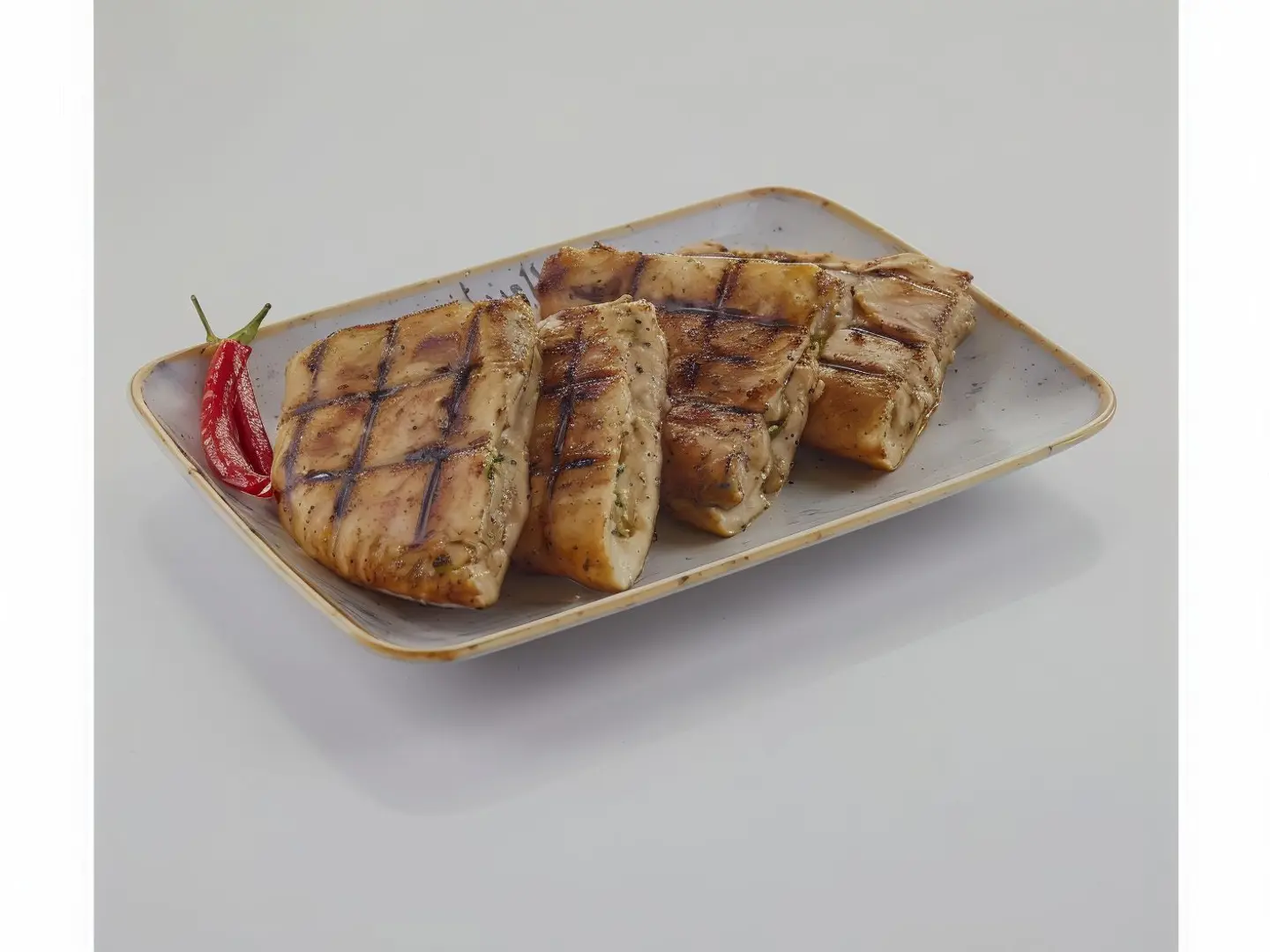 صدور فراخ مشوية ع الفحم